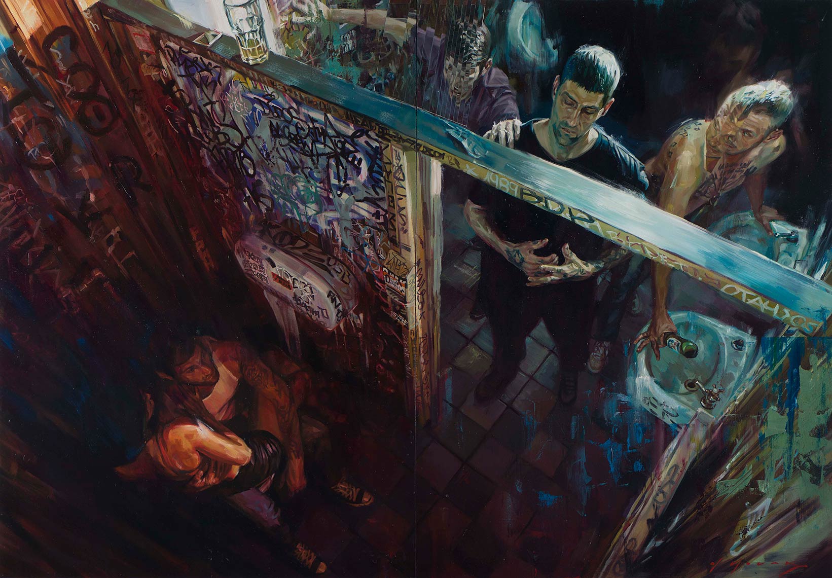 2-Another-Mans-Palace_2016_Acrylic-and-Oil_48x30