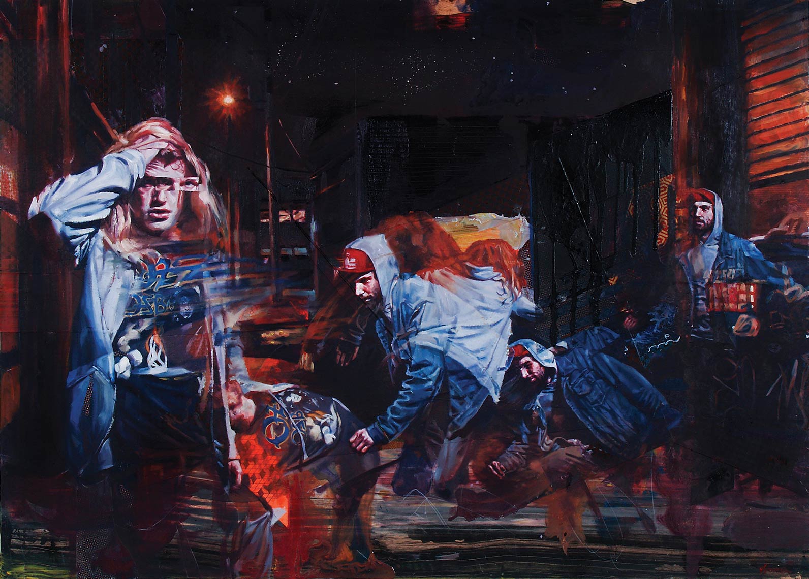 4-Washed-by-the-Cleanly_2013_Collage-and-Oil_36X24